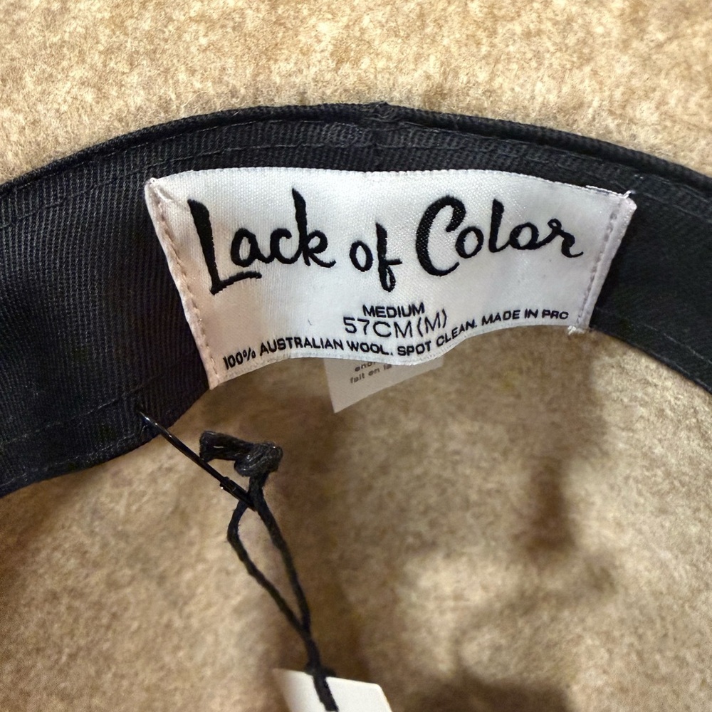 Lack of Color Women's Carlo Mack Wool Fedora Hat - Picture 3 of 6